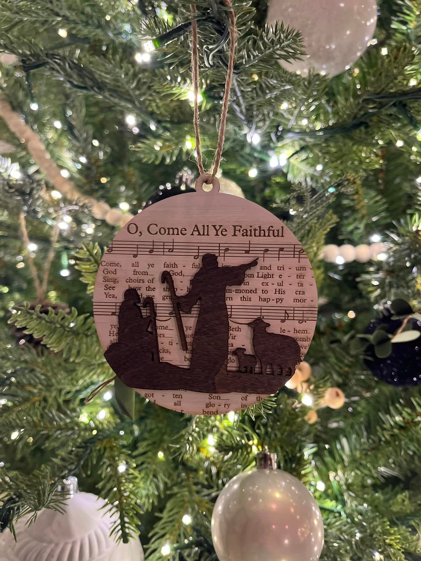 Christmas Hymn Ornament Set of 5