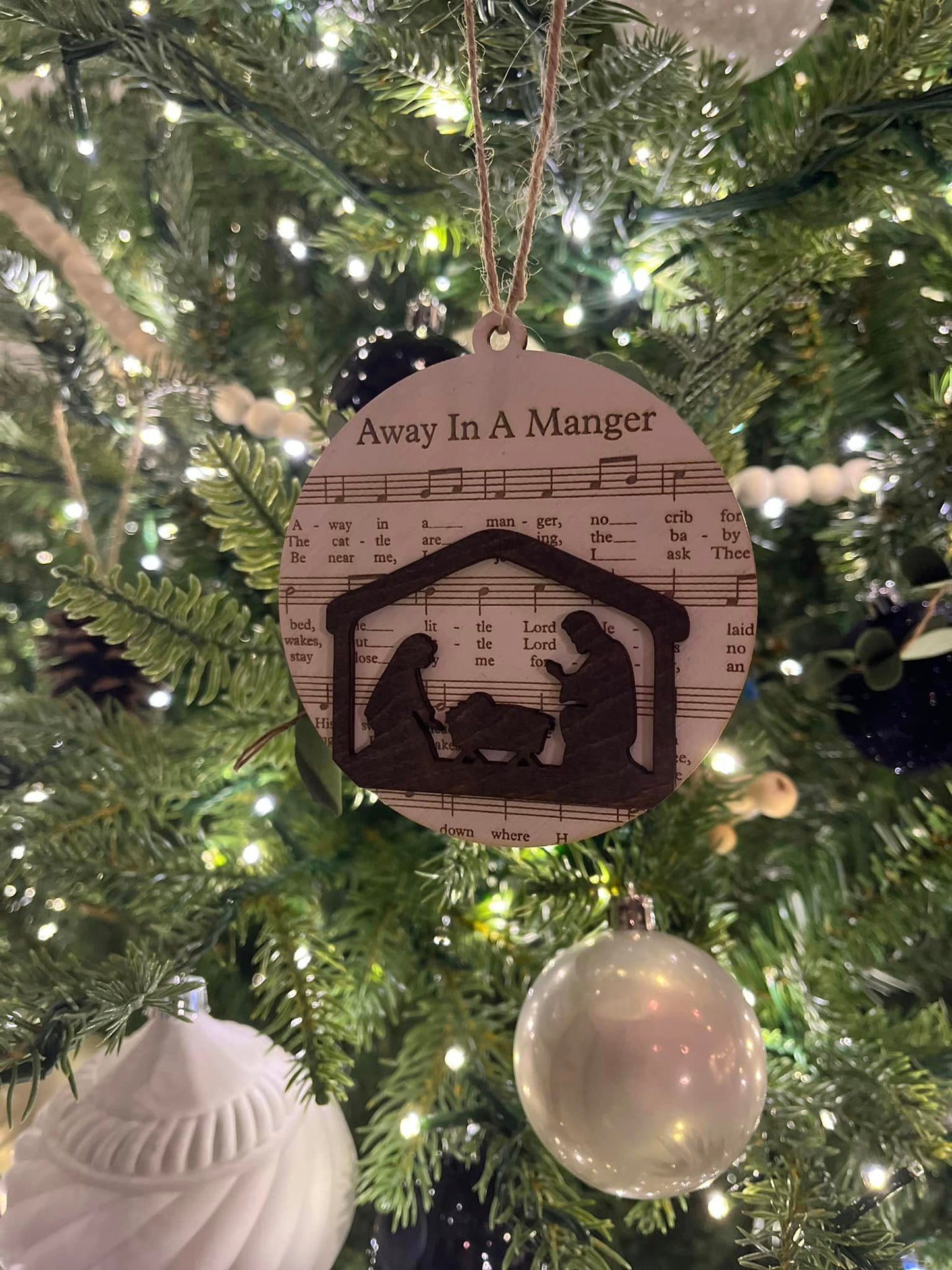 Christmas Hymn Ornament Set of 5