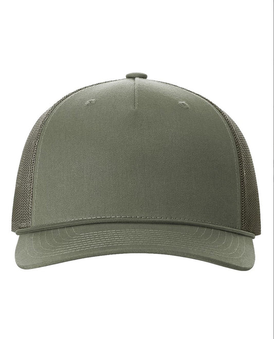 Richardson 112FPR Trucker Hat with Leatherette Patch